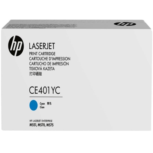 HP CE401YC CE401YC 7800 Sayfa CYAN ORIJINAL Lazer Yazıcılar / Faks Makineleri için Toner