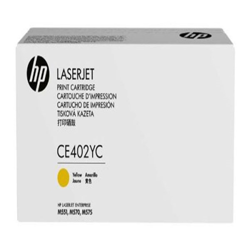 HP CE402YC CE402YC 7800 Sayfa YELLOW ORIJINAL Lazer Yazıcılar / Faks Makineleri için Toner